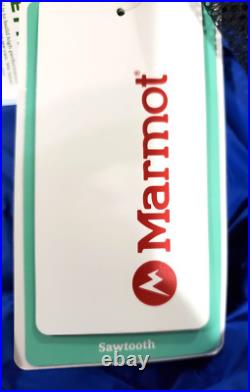 MARMOT Sawtooth 15° Down Sleeping Bag Dark Azure Foliage Regular Dual Zip