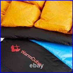 MARMOT Warmcube Expedition -30F Winter Sleeping Bag Reg LZ Blue/Black $949 NEW