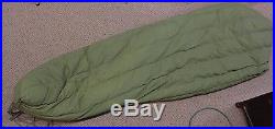 MILITARY EXTREME COLD WEATHER MUMMY SLEEPING BAG FEATHER DOWN FILLED ARMY WINTER