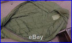 MILITARY EXTREME COLD WEATHER MUMMY SLEEPING BAG FEATHER DOWN FILL ARMY WINTER