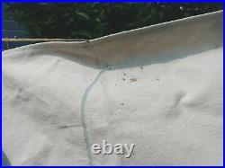 MONTANA CANVAS SLEEPING BAG COVER 79 plus 27 Flap & 44 wide 2 zippers Used