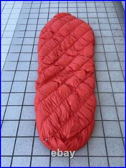 MONT-BELL sleeping bag 112 1254 slough down hugger 650 #0 R ZIP SUNRISE Used