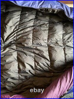 MOUNTAIN HARDWARE GALAXY 600 Fill Mummy Sleeping Bag 20 Degree Reg LZ 78 x 30