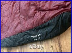 MOUNTAIN HARDWARE Phantom 32 Sleeping Bag 800 Down Fill Reg RZ EX COND