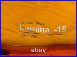 MOUNTAIN HARDWEAR LAMINA SLEEPING BAG -15 f /-26 C OU8502 THERMIC MICRO