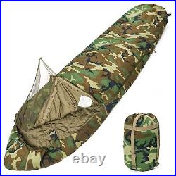 MT Military Modular Rifleman GT Sleeping Bag 2.0 with Bivy Cover, Woodland