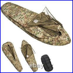 MT Military Modular Rifleman Sleeping Bag System 2.0 with Bivy Cover, Multicam
