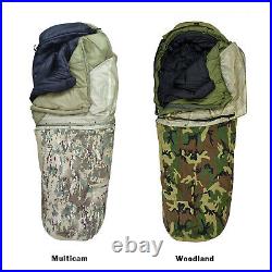 MT Military Modular Sleeping Bags System Multi Layered with Bivy Cover Multicam