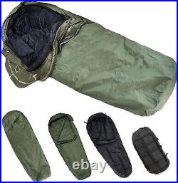 MT Military Modular Sleeping Bags System Multi Layered with Bivy Cover OD
