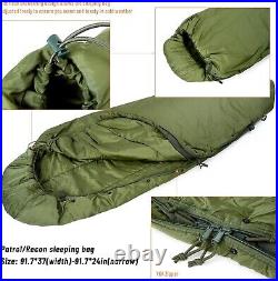 MT Military Modular Sleeping Bags System Multi Layered with Bivy Cover OD