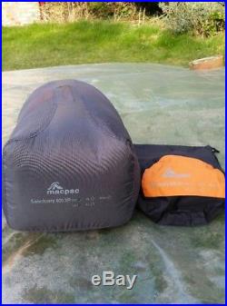 Macpac Sanctuary 600XP Down Insulated Sleeping Bag excellent mountain equipment