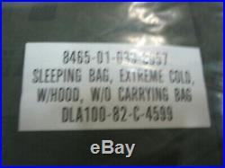 Made in USA NIB Army SUBZERO Extreme Cold Weather ECW Sleeping Bag w Hood -20F