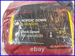 Mammut Nordic Down 3-Season Sleeping Bag, Graphite FireBag, Long