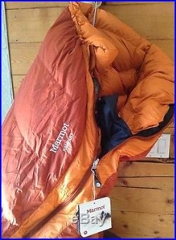 Marmot 5°F Rampart Down Sleeping Bag 650 Fill Power, Long Mummy