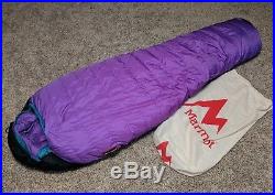 Marmot Aiguille Down Sleeping Bag -5F Excellent Condition