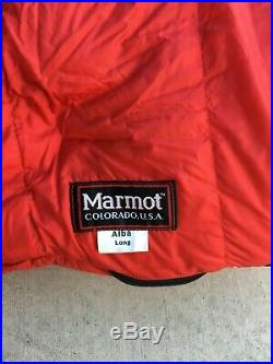 Marmot Alba Long -35 Down Sleeping Bag Arctic Expedition Extreme Cold Made in US