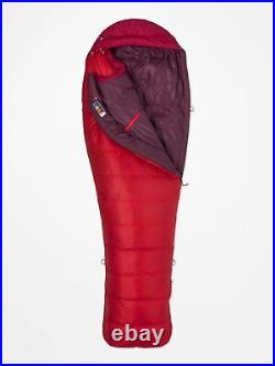 Marmot Always Summer (+4°C) 650 Fill Down Sleeping Bag Team Red/Sienna Red L
