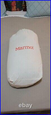 Marmot Arroyo 30+ deg. 775 Goose Down Sleeping Bag Long Size Teal