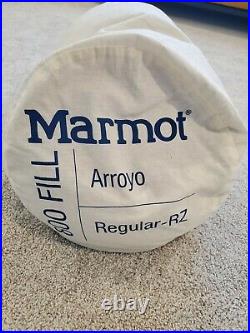 Marmot Arroyo Down Sleeping Bag ULTRALIGHT USED ONCE 30F / -1C 800 Fill