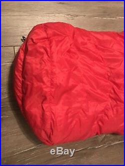 Marmot Atom Down Sleeping Bag Long Left Zip 40 degree Ultralight Backpacking