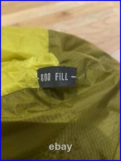 Marmot COL -20 Degree 800 Fill Down Sleeping Bag Reg R Zip