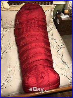 Marmot CWM -40C/F Long Nylon Down Sleeping bag with MemBrain waterproof fabric