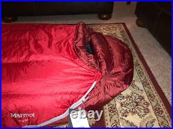 Marmot CWM Goose Down Sleeping Bag, Size Regular with Left Zip New with Tags