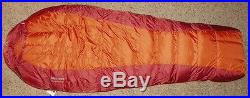 Marmot Col MemBrain Sleeping Bag -20 F, 800 down fill sleeping bag Never Used