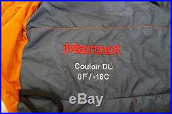 Marmot Couloir 0 Degree Down Sleeping Bag LZ(Long)