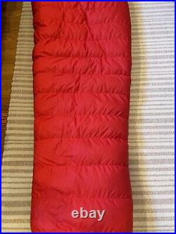 Marmot Couloir 0°F Goose Down Sleeping Bag Long Left EUC