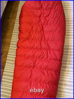 Marmot Couloir 0°F Goose Down Sleeping Bag Long Left EUC
