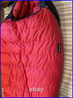 Marmot Couloir 0°F Goose Down Sleeping Bag Long Left EUC