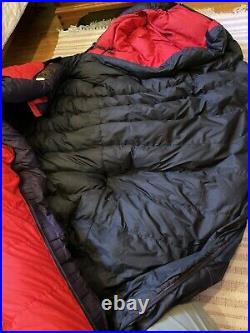 Marmot Couloir 0°F Goose Down Sleeping Bag Long Left EUC