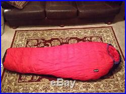 Marmot Couloir Goose Down Sleeping Bag with Gore DryLoft Shell rated to -5° F