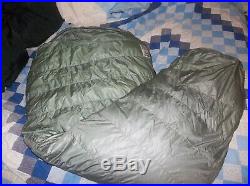Marmot Green! Gopher Goose Down Sleeping Bag Goretex Lofty Vintage NICE -20 USA