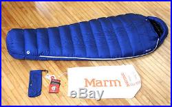 Marmot Helium 15°F 850 Fill Ultralight Down Sleeping Bag Long NEW