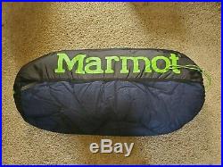 Marmot Helium 15° F/-9°C Sleeping Bag Regular LH EXCELLENT CONDITION
