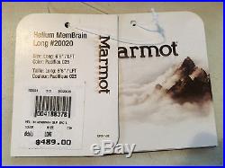Marmot Helium MemBrain 15 Degree Sleeping Bag Cobalt Blue Long Left-Zip #20020