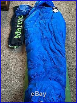 Marmot Helium Sleeping Bag 15 degree Long Left Zip 800-Fill Down