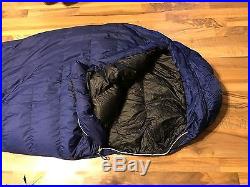 Marmot Helium membrain 850 fill goose down adult sleeping bag nice