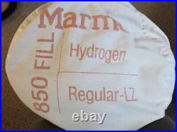 Marmot Hydrogen 30 Degree Sleeping Bag-Reg 850 Fill Down