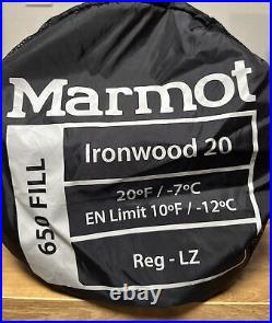 Marmot Ironwood 20 Degree Mummy Lightweight Sleeping Bag Reg Free Ship