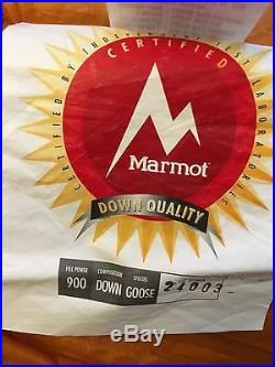 Marmot Lithium 0 Degree 900 Down Fill Sleeping Bag Regular Size