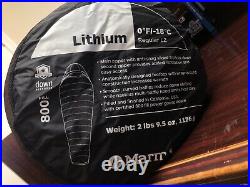 Marmot Lithium 0°F Sleeping Bag, Size Regular, Color Rust, Down Fill