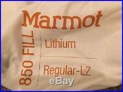 Marmot Lithium Sleeping Bag Size Regular