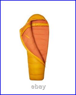 Marmot Lost Coast 5 Sleeping Bag, Golden Sun/Tangelo, Short, Left