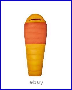 Marmot Lost Coast 5 Sleeping Bag, Golden Sun/Tangelo, Short, Left