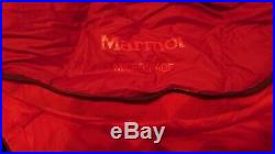 Marmot Micron 40 Sleeping Bag, 650 Fill Goose Down, Sienna Red/tomato 650 Grams