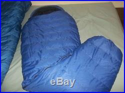 Marmot Mountain Works Ptarmigan 0 Goose Down Sleeping Bag Blue Long USA Vintage