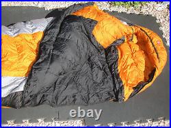 Marmot NEVER SUMMER goose down Sleeping Bag Long, left zip, with storage sack